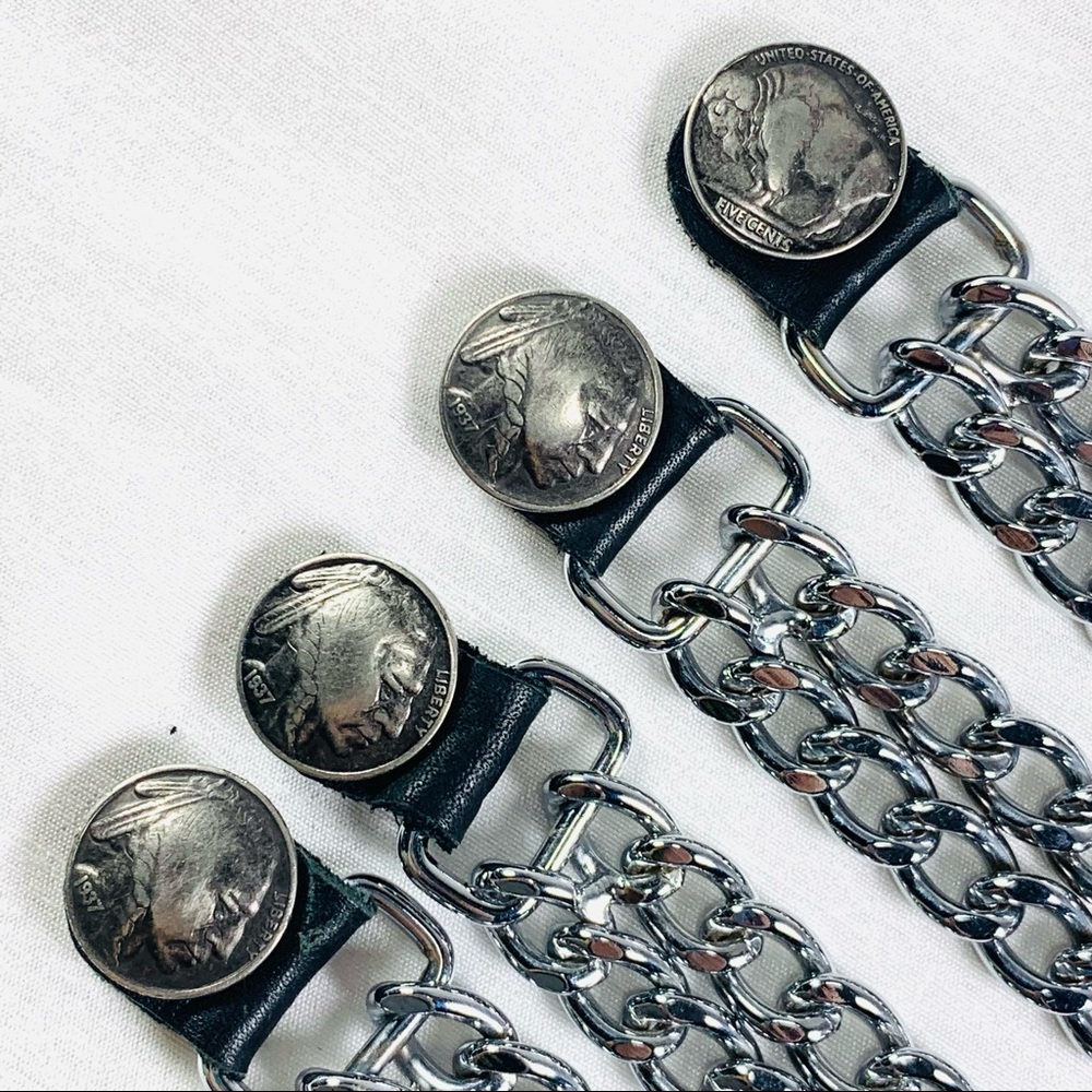 Vest Extenders - genuine Buffalo/Indian head nickel
